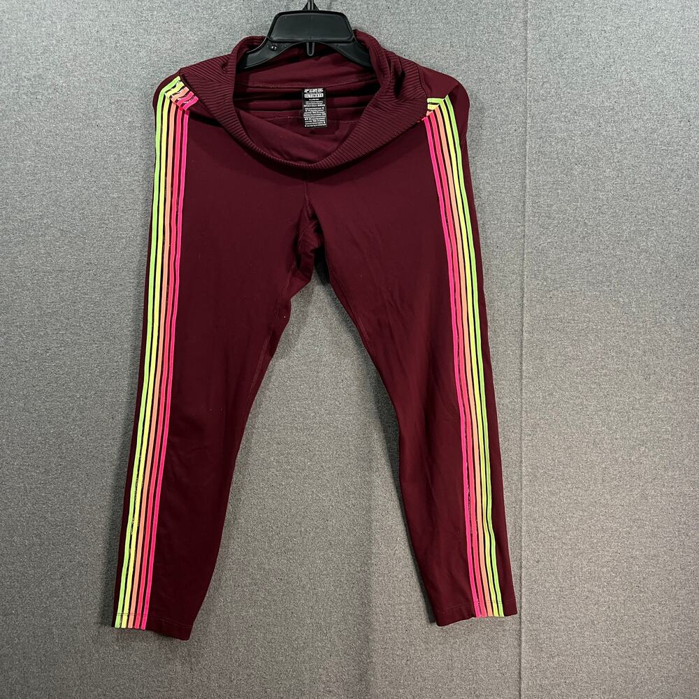 PINK Women's Pants Red Legging Size M